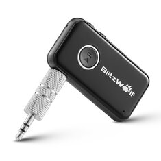 BlitzWolf® BW-BR1 Bluetooth V4.1 Car Handsfree Music Receiver 3.5mm AUX Audio Adapter