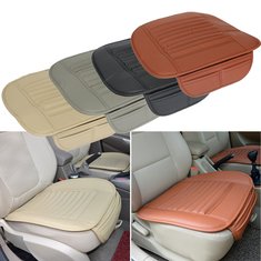 Универсальный seatpad пу кожаный автомобиля чехлы для сидений авто автомобиль интерьер офисные стулья