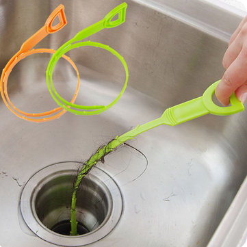 Plastic Sink Drain Dredge Pipeline Hook Hair Cleaning Tool Kitchen Cleaning Supplies