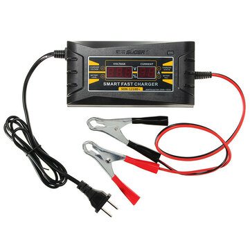 12V 10A Smart Fast Battery Charger LCD Display 