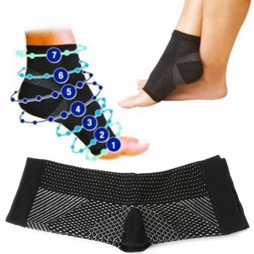 Ankle Support Compression Sock Foot Guard Brace