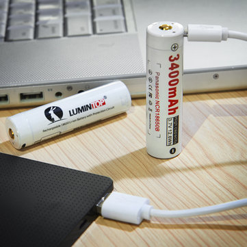 LUMINTOP LM34C Micro-USB18650 Protected Li-ion Battery