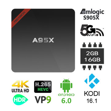 TvBox Nexbox A95X, 2GB RAM, 16GB ROM, Android 6.0 za niecałe 147zł
