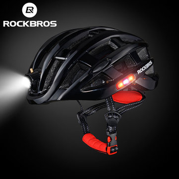 ROCKBROS 400 Lumens 3 Modes Cycling Helmet Waterproof Ultralight 