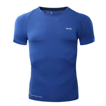 Fitness Running Tights Quick Dry Breathable T-shirt 
