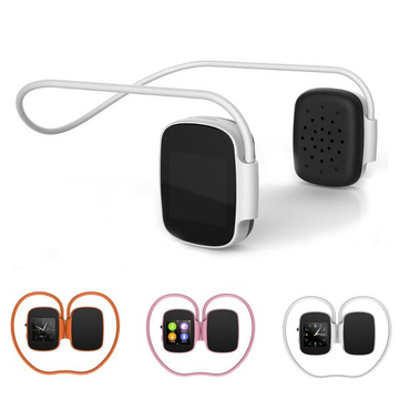 A8 Touch Screen Sports Pedometer Neckband Bluetooth Headset