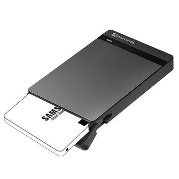 MantisTek® Mbox2.5 Tool-Free USB 3.0 SATA III HDD and SSD Enclosure External Case Support UASP