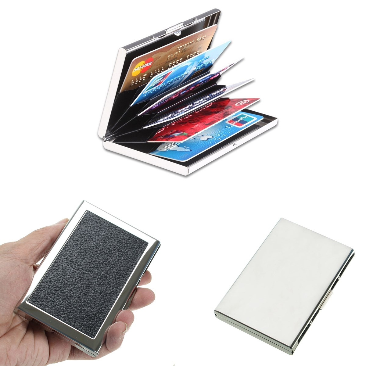 Other Office - Waterproof Protection Aluminum Pocket Wallet Business Credit Card Portable Case ...