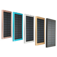8000mAh Ultrathin Solar Battery Charger Power Bank For iPhone iPad Tablets Smart Phone