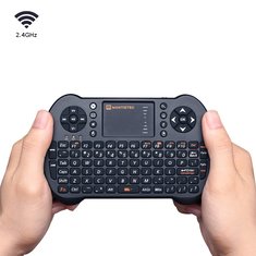 MantisTek®  MK1 2.4GHz Wireless Mini Keyboard with Touchpad Mouse Remote Control for Android Windows