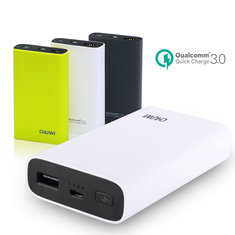 [Qualcomm Certified CHUWI 10050mAh 18W Two-way Quick Charge QC3.0 Power Bank For Apple Android
