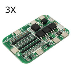 3pcs PCB BMS 6S 15A 24V Battery Protection Board For 18650 Li-ion Lithium Battery Cell