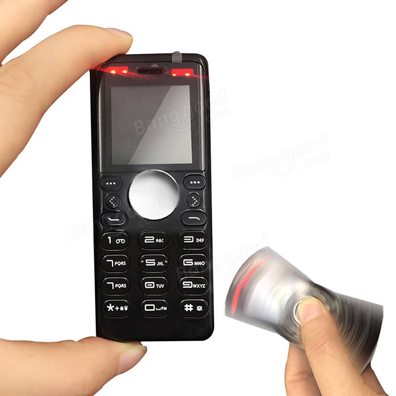 Q308 1.3'' 400mAh Bluetooth Light Spinner Finger Phone