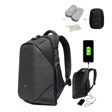 15.6inch Anti Theft Waterproof USB Laptop Backpack  