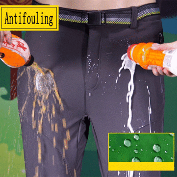 Outdoor Water-repellent Antifouling Soft Shell Warm Pants 