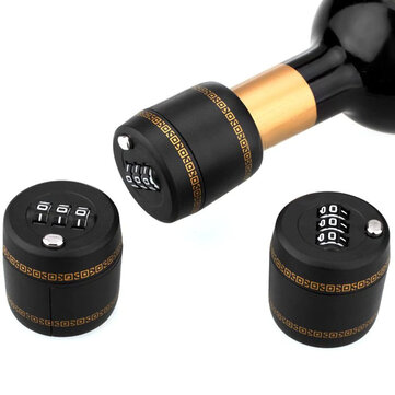 Creative Whiskey Bottle Top Red Wine Stopper with Password